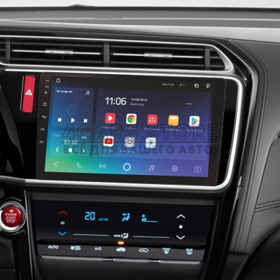 Штатна магнітола SIGMA PRO 10464 ANDROID 10 4+64 Gb 4G DSP Honda City 2014-2017 (B) 10"