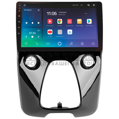 Штатная магнитола SIGMA PRO 10464 ANDROID 10 4+64 Gb 4G DSP Peugeot 108 For Toyota Aygo B40 2014-2021 (F1)