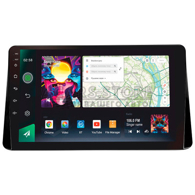 Штатная магнитола SIGMA PRO 10464 ANDROID 10 4+64 Gb 4G DSP Mitsubishi Eclipse Cross 1 2017-2021 (F2) 10"