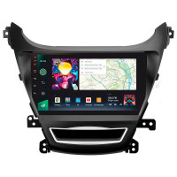 Штатна магнітола SIGMA PRO 9464 ANDROID 10 4+64 Gb 4G DSP Hyundai Elantra 5 JK GD MD UD 2010-2016 (F2) 9"