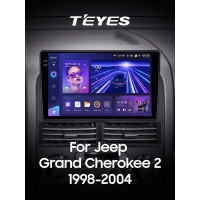 Штатная магнитола Teyes CC3 4+64 Gb Jeep Grand Cherokee II WJ (1 Din) 1998-2004 (CAN BUS) 9" 1din 2k (L2)