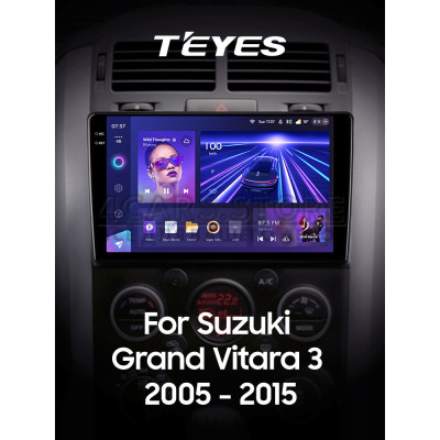 Штатная магнитола Teyes CC3 4+64 Gb Suzuki Grand Vitara 3 (1 Din) 2005-2015 9" 1din 2k