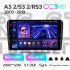 Штатная магнитола Teyes CC3 6+128 Gb с круговым обзором 360° Audi A3 2 8P 2003-2013 S3 2 2006-2012 RS3 1 2011-2012 9" 2k