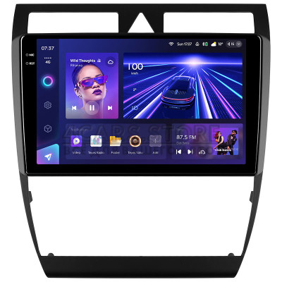 Штатна магнітола Teyes CC3 6+128 Gb з коловим оглядом 360° Audi A6 2 1997-2004 S6 2 1999-2004 RS6 1 2002-2006 9" 2k