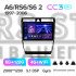 Штатна магнітола Teyes CC3 6+128 Gb з коловим оглядом 360° Audi A6 2 1997-2004 S6 2 1999-2004 RS6 1 2002-2006 9" 2k
