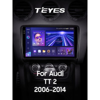 Штатна магнітола Teyes CC3 6+128 Gb з коловим оглядом 360° Audi TT 2 8J 2006-2014 9" 2k