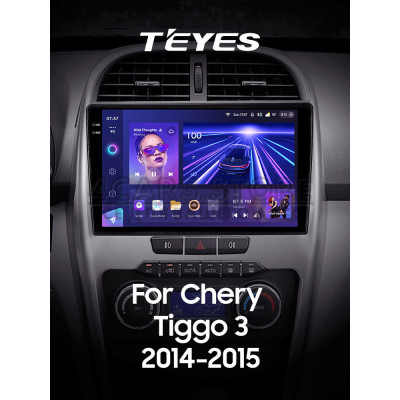 Штатная магнитола Teyes CC3 6+128 Gb с круговым обзором 360° Chery Tiggo 3 2014-2015 10" 2k