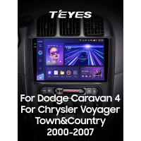 Штатная магнитола Teyes CC3 6+128 Gb с круговым обзором 360° Dodge Caravan 4 For Chrysler Voyager