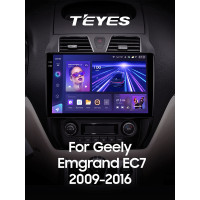 Штатна магнітола Teyes CC3 6+128 Gb з коловим оглядом 360° Geely Emgrand EC7 1 2009-2016 10" 2k