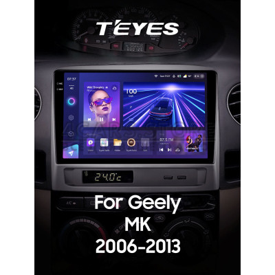 Штатная магнитола Teyes CC3 6+128 Gb с круговым обзором 360° Geely MK 1 2006-2013 9" 2k