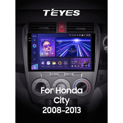 Штатная магнитола Teyes CC3 6+128 Gb с круговым обзором 360° Honda City 2008-2013 10" 2k