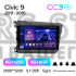 Штатная магнитола Teyes CC3 6+128 Gb с круговым обзором 360° Honda Civic 9 FB FK FD 2011-2015 9" 2k