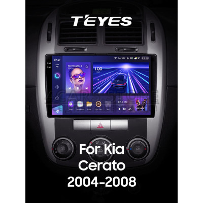 Штатна магнітола Teyes CC3 6+128 Gb з коловим оглядом 360° Kia Cerato 1 LD 2004-2008 (F1) 9" 2k