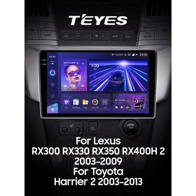 Штатная магнитола Teyes CC3 6+128 Gb с круговым обзором 360° Lexus RX300