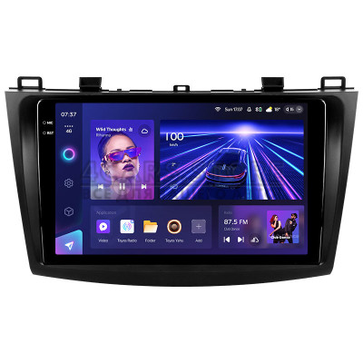 Штатная магнитола Teyes CC3 6+128 Gb с круговым обзором 360° Mazda 3 2 2009-2013 9" 2k
