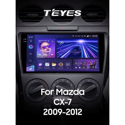 Штатная магнитола Teyes CC3 6+128 Gb с круговым обзором 360° Mazda CX7 CX-7 CX 7 ER 2009-2012 9" 2k