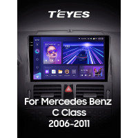 Штатная магнитола Teyes CC3 6+128 Gb с круговым обзором 360° Mercedes Benz C Class 3 W204 S204 2006-2011 9" 2k