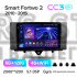 Штатная магнитола Teyes CC3 6+128 Gb с круговым обзором 360° Mercedes Benz Smart Fortwo 2 2010-2015 (F1) 9" 2k