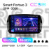 Штатная магнитола Teyes CC3 6+128 Gb с круговым обзором 360° Mercedes Benz Smart Fortwo 3 C453 A453 W453 2014-2020 9" 2k