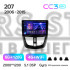 Штатная магнитола Teyes CC3 6+128 Gb с круговым обзором 360° Peugeot 207 2006-2015 9" 2k