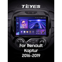 Штатная магнитола Teyes CC3 6+128 Gb с круговым обзором 360° Renault Kaptur 2016-2019 (F2) 9" 2k