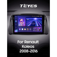 Штатная магнитола Teyes CC3 6+128 Gb с круговым обзором 360° Renault Koleos 2008 - 2016 (A) 9" 2k (L1)