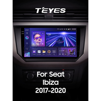 Штатная магнитола Teyes CC3 6+128 Gb с круговым обзором 360° Seat Ibiza 2017-2020 9" 2k (L1)