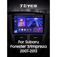 Штатна магнітола Teyes CC3 6+128 Gb з коловим оглядом 360° Subaru Forester 3 SH 2007-2013 For Subaru Impreza GH GE 2007-2011 9" 2k