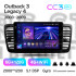 Штатная магнитола Teyes CC3 6+128 Gb с круговым обзором 360° Subaru Outback 3 Legacy 4 2003-2009 9" 2k