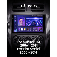Штатная магнитола Teyes CC3 6+128 Gb с круговым обзором 360° Suzuki SX4 1 2006-2014 9" 2k