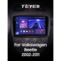 Штатна магнітола Teyes CC3 6+128 Gb з коловим оглядом 360° Volkswagen Beetle A4 2002 - 2011 9" 2k