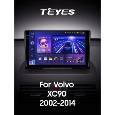 Штатна магнітола Teyes CC3 6+128 Gb з коловим оглядом 360° Volvo XC90 C (F1) 2002 - 2014 9" 2k (L1)