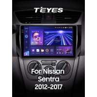 Штатна магнітола Teyes CC3 6+128 Gb з коловим оглядом 360° Nissan Sentra B17 2012-2017 10" 2k