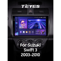 Штатная магнитола Teyes CC3 6+128 Gb с круговым обзором 360° Suzuki Swift 3 2003-2010 10" 2k