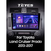 Штатная магнитола Teyes CC3 6+128 Gb с круговым обзором 360° Toyota Land Cruiser Prado 150 2013-2017 10" 2k