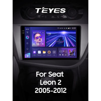 Штатная магнитола Teyes CC3 6+128 Gb с круговым обзором 360° Seat Leon 2 2005-2012 (F2) 9" 2k