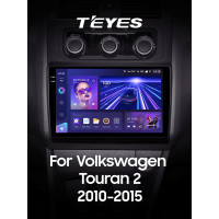Штатна магнітола Teyes CC3 6+128 Gb з коловим оглядом 360° Volkswagen Touran 2 1T 2010-2015 10" 2k