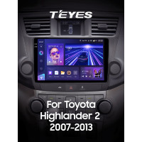 Штатная магнитола Teyes CC3 6+128 Gb с круговым обзором 360° Toyota Highlander 2 XU40 2007-2013 (F2) 10" 2k (L1)