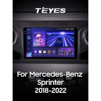 Штатная магнитола Teyes CC3 6+128 Gb с круговым обзором 360° Mercedes-Benz Sprinter (F1) 2018-2022 10" 2k (L1)
