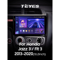 Штатная магнитола Teyes CC3 6+128 Gb с круговым обзором 360° Honda Jazz 3 Fit 3 GP GK 2013 - 2020