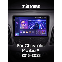 Штатна магнітола Teyes CC3 6+128 Gb з коловим оглядом 360° Chevrolet Malibu 9 (F1) 2015-2023 9" 2k