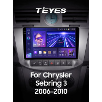 Штатна магнітола Teyes CC3 6+128 Gb з коловим оглядом 360° Chrysler Sebring 3 JS 2006-2010 9" 2k (L1)