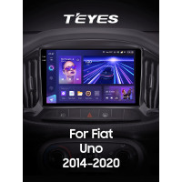 Штатна магнітола Teyes CC3 6+128 Gb з коловим оглядом 360° Fiat Uno 2014-2020 9" 2k (L1)
