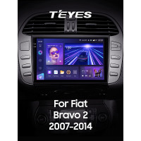 Штатна магнітола Teyes CC3 6+128 Gb з коловим оглядом 360° Fiat Bravo 198 2 II 2007-2014 9" 2k (L1)