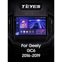 Штатна магнітола Teyes CC3 6+128 Gb з коловим оглядом 360° Geely GC6 2016-2019 9" 2k