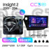 Штатна магнітола Teyes CC3 6+128 Gb з коловим оглядом 360° Honda Insight 2 LHD 2009-2014 9" 2k