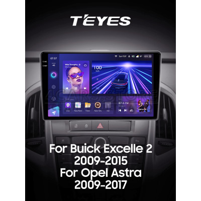Штатна магнітола Teyes CC3 6+128 Gb з коловим оглядом 360° Buick Excelle 2 2009-2015 / Opel Astra J 2009-2017 9" 2k