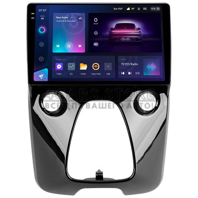 Штатна магнітола Teyes CC3 6+128 Gb з коловим оглядом 360° Peugeot 108 For Toyota Aygo B40 2014-2021 (F1) 10" 2k (L1)