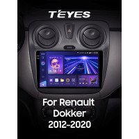 Штатная магнитола Teyes CC3 6+128 Gb с круговым обзором 360° Renault Dokker 2012-2020 9" 2k