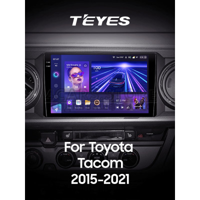 Штатна магнітола Teyes CC3 6+128 Gb з коловим оглядом 360° Toyota Tacoma N300 2015-2021 (F1) 9" 2k